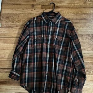 Mountain Khaki Flannel-Size large